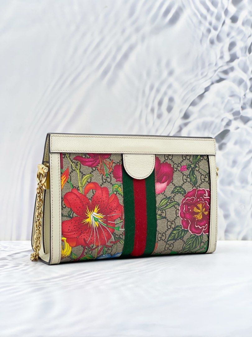 Ophidia gg supreme canvas flap wallet on chain outlet