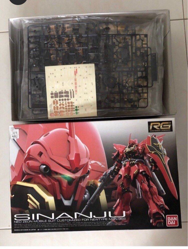 Gundam RG-22 MSN-06S Sinanju 1/144 (Category: Gundam Model Kits) located in Singapore. Submitted by prestige-corner (Listing ID 1275225917, Image 1). Description: Bandai RG-22 Gundam MSN-06S Sinanju 1/144 Scale Kit.