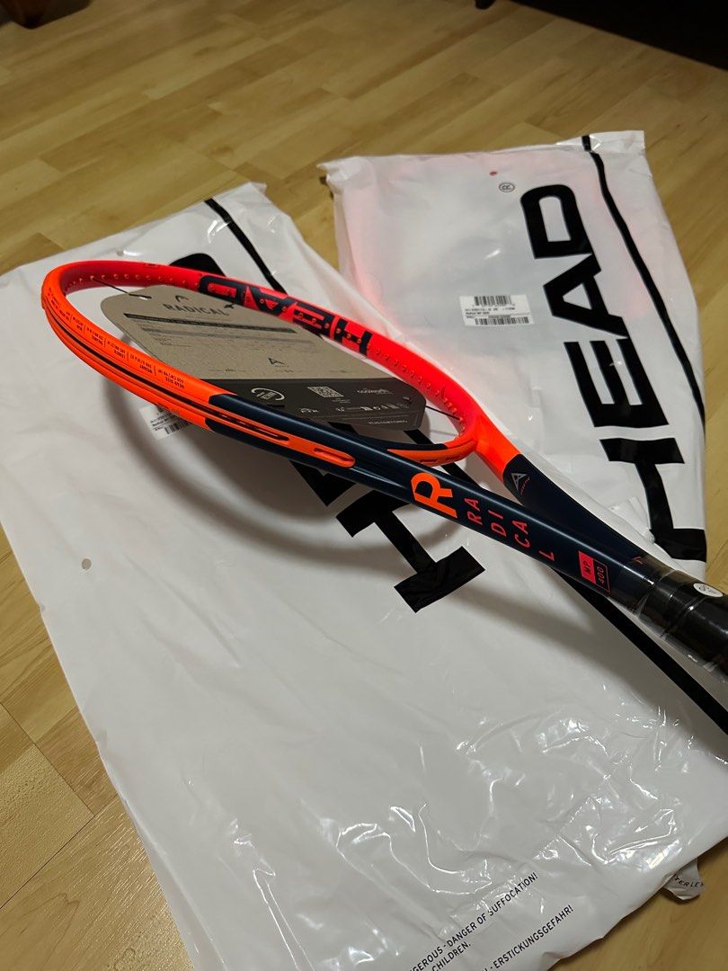 Head Radical MP Tennis Racket, Sports Equipment, Sports & Games, Racket ...