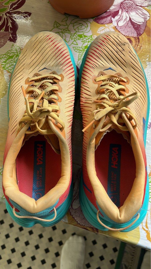 Used hoka running best sale shoes