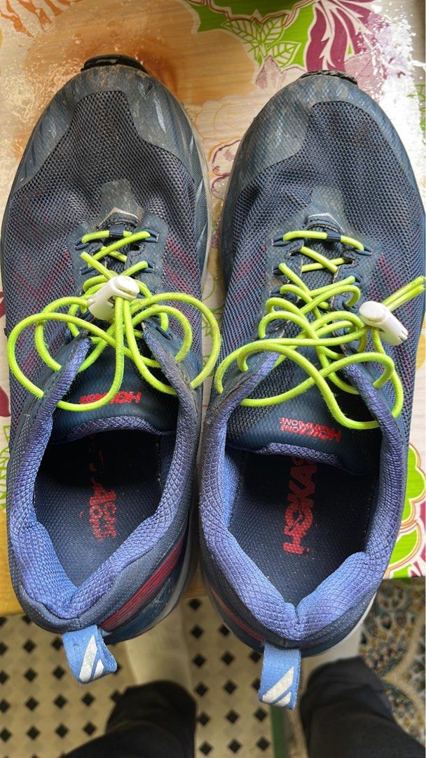 Heavily Used Hoka One One Trail Running Shoes Men s Fashion