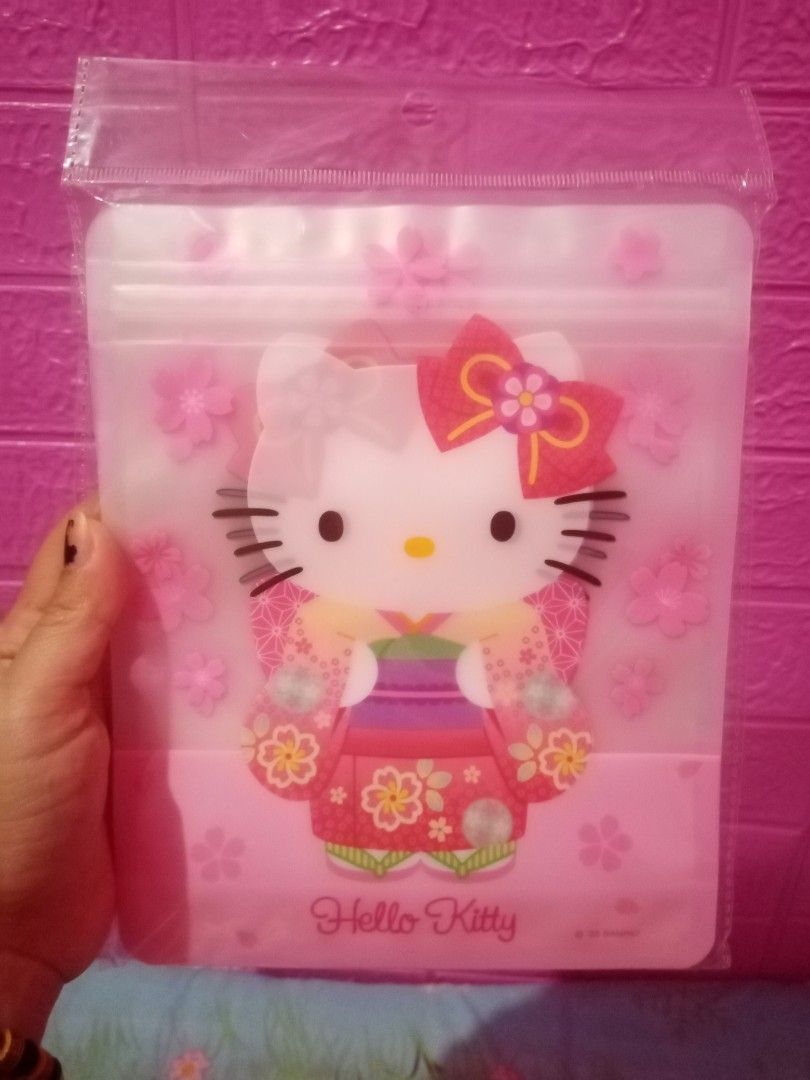 HELLO KITTY ZIPLOCK BAG, Furniture & Home Living, Security & Locks