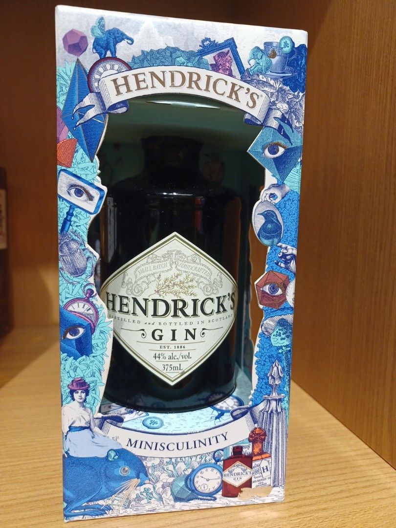 Hendricks Gin 375ml, 嘢食& 嘢飲, 酒精飲料- Carousell