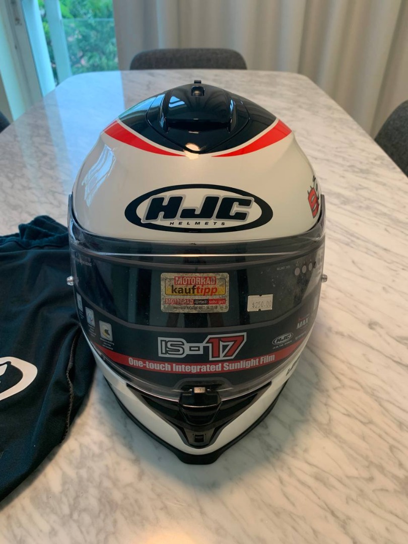 HJC IS 17 LORENZO HELMET ANGEL 99 Size L Motorcycles Motorcycle