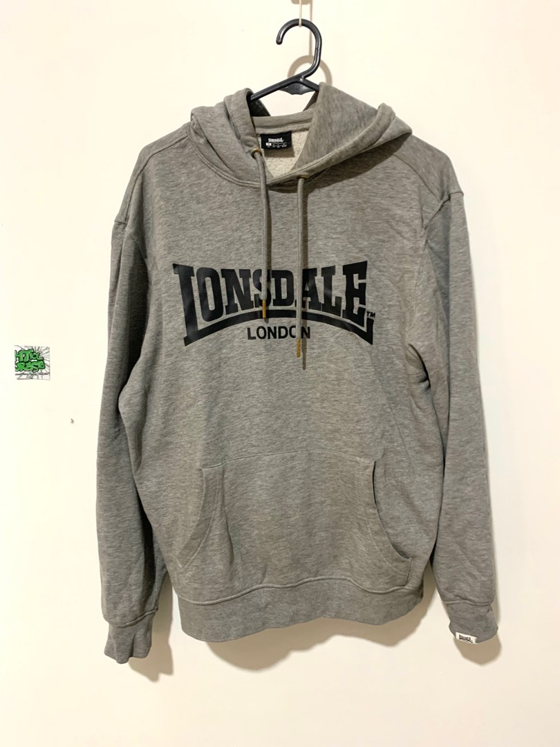 Hoodie lonsdale grey