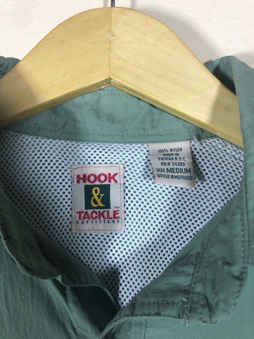 Hook n tackle fishing shirt outdoor, Fesyen Pria, Pakaian , Atasan di  Carousell