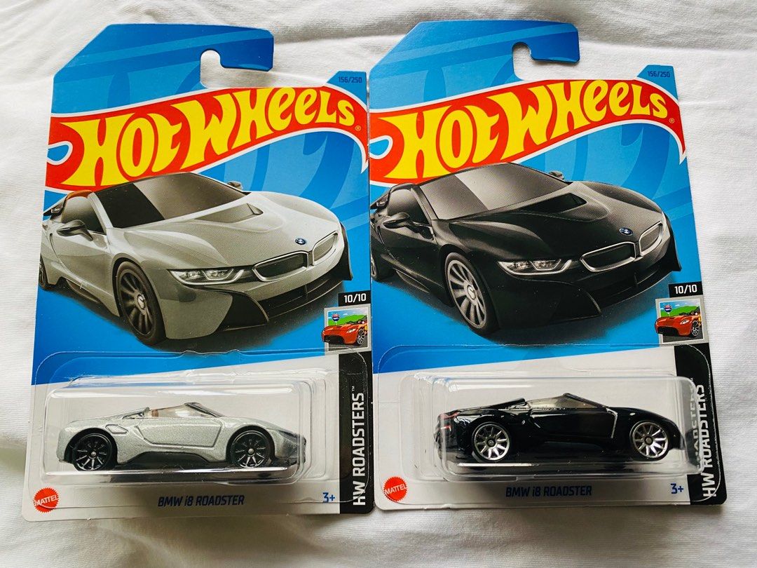 Hot Wheels BMW i8 Roadster, HW Roadsters 10/10 [Black] 156/250