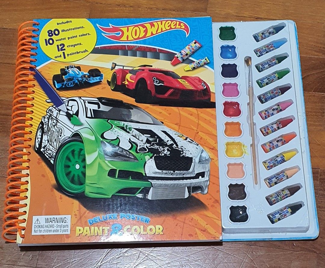Hot Wheels colouring book, Hobbies & Toys, Stationery & Craft, Art ...