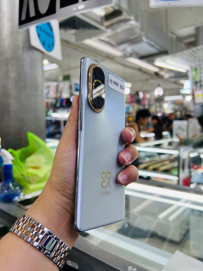 Huawei Nova 10 Pro 256gb NTC FU (Category: Huawei) located in San Juan City. Submitted by javedsgadgetshop (Listing ID 1275368132, Image 3). Description: OPEN FOR INSTALLMENT VIA CREDIT CARD/GGIVES & SWAP/TRADE-IN! WE BUY AND SELL ( ANYKINDS OF UNIT BINIBILI PO NAMIN)! PTPA : Padelete po f bawal Read ❗️Onhand ‼️ Huawei Nova 10 Pro 5G •256gb •NTC Variant •Good batt health •Factory Unlock •95% Smoothness •No hidden issue | No Repaired •100% Authent