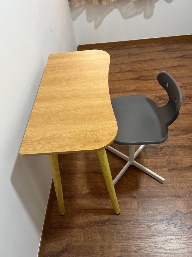IKEA Molte Desk Chair and Study Table , Furniture & Home Living