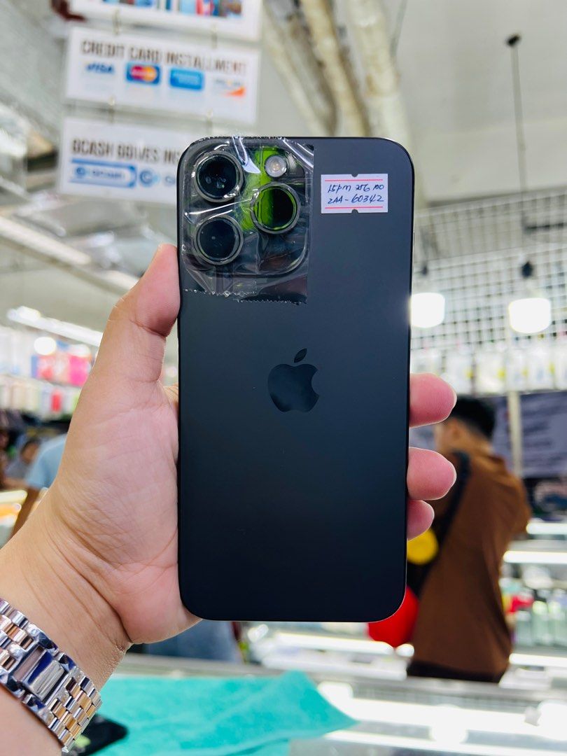 Iphone 15 Pro Max 256gb HK FU (Category: iPhone 15 Series) located in San Juan City. Submitted by javedsgadgetshop (Listing ID 1275381142, Image 1). Description: OPEN FOR INSTALLMENT VIA CREDIT CARD/GGIVES & SWAP/TRADE-IN! WE BUY AND SELL ( ANYKINDS OF UNIT BINIBILI PO NAMIN)! PTPA : Padelete po f bawal Read ❗️Onhand ‼️ Iphone 15 promax (Dualsim •256gb •HK Variant •Good batt health •Factory Unlock •95% Smoothness •No hidden issue | No Repaired •1
