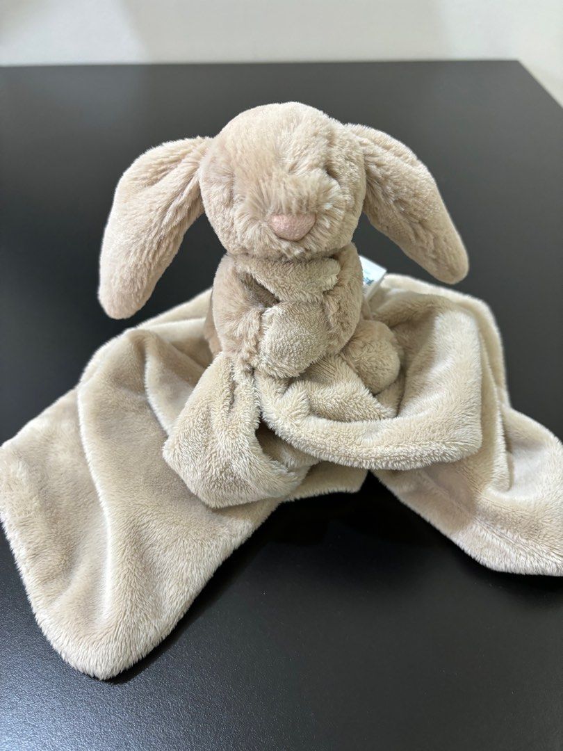 Jellycat bashful grey bunny soother hot sale