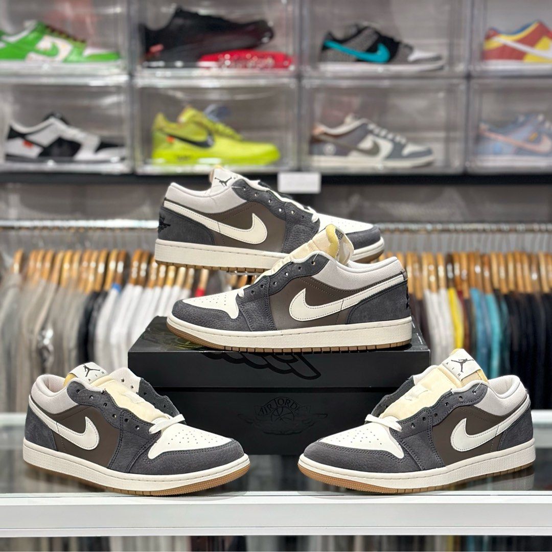 Jordan 1 Low SNKRS DAY Korea Magpie Iron Stone Sail