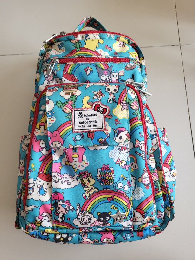 Jujube Be Right Back Tokidoki X Sanrio Rainbow Dreams Diaper Bag Babies Kids Going Out Diaper Bags Wetbags on Carousell