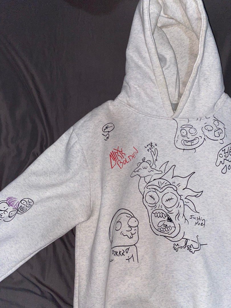 Kanye west rick store and morty hoodie