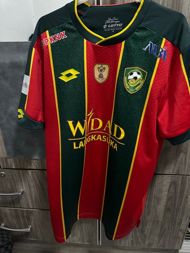 KEDAH DARUL AMAN JERSEY WITH MALAYSIA CUP PATCH AND 100YEARS