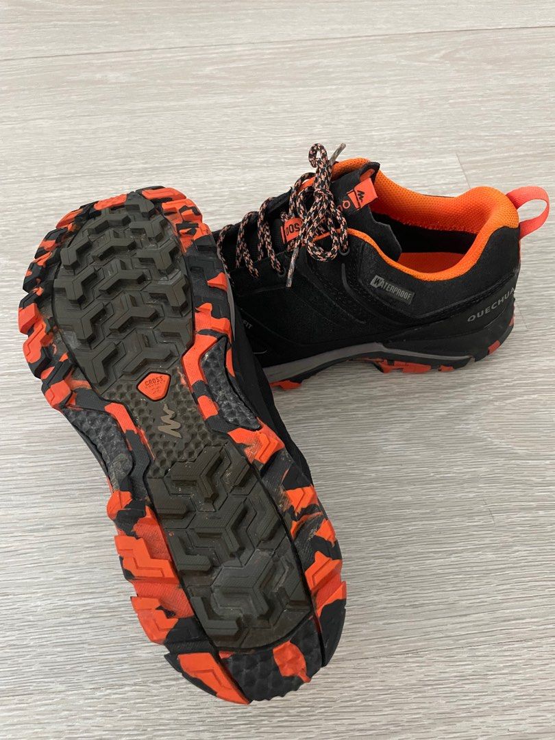 Keen Jasper waterproof shoes US7 and Decathlon waterproof hiking shoes size 39