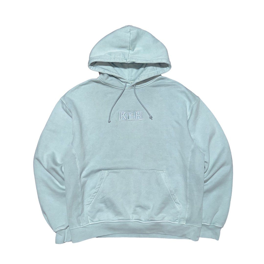 Kith baby blue hoodie outlet