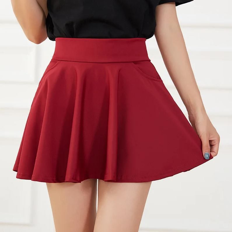 Short culottes skirt top