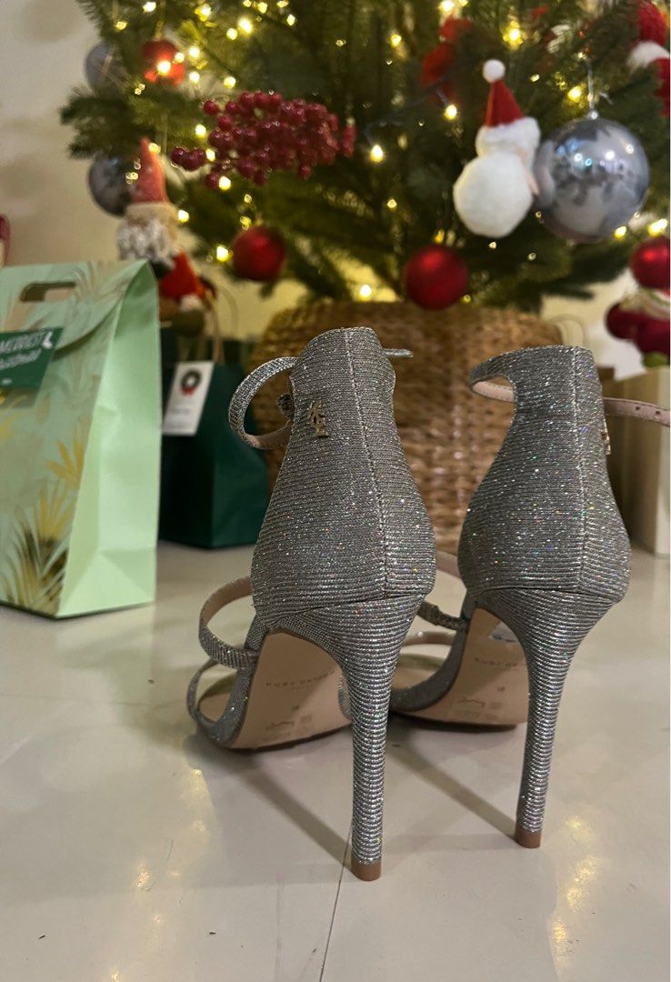 Kurt Geiger Park Lane Heels Silver Size 38