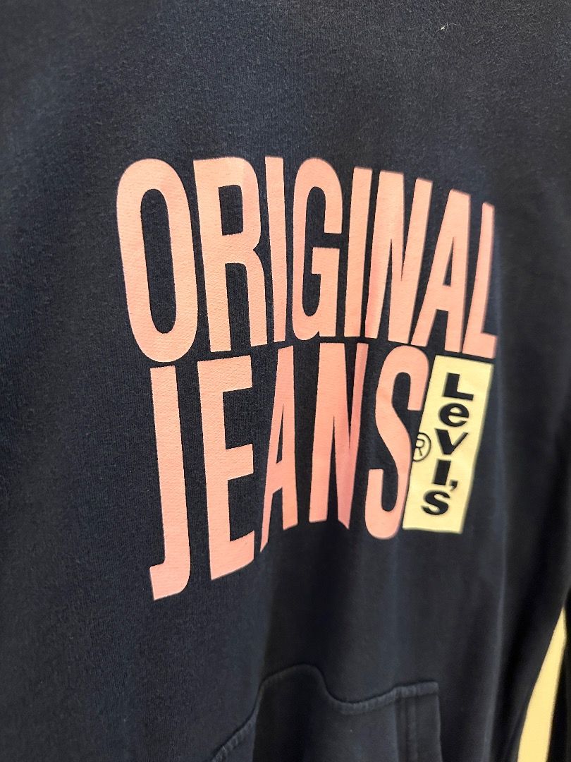 Levi's Dark Blue Hoodie/Jacket, Women's Fashion, Coats, Jackets and