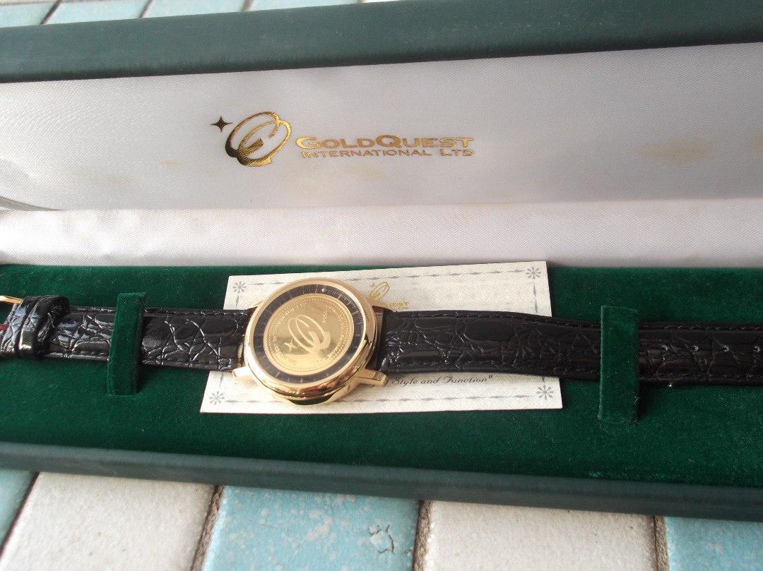 Gold quest international watch discount price