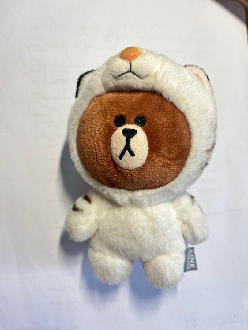 White outlet tiger keychain