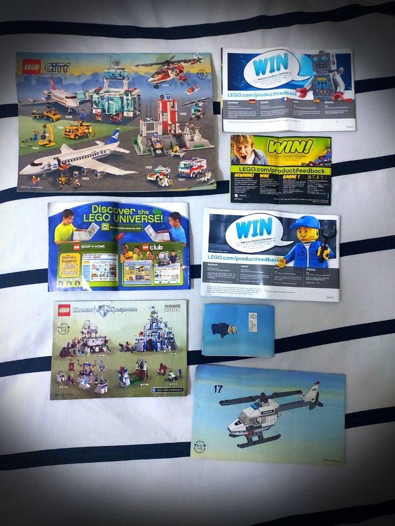 Lego city instruction discount books