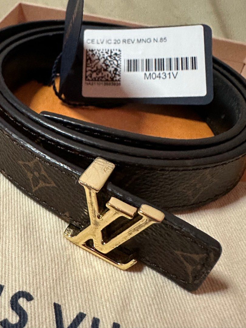 louis vuitton black belt women's