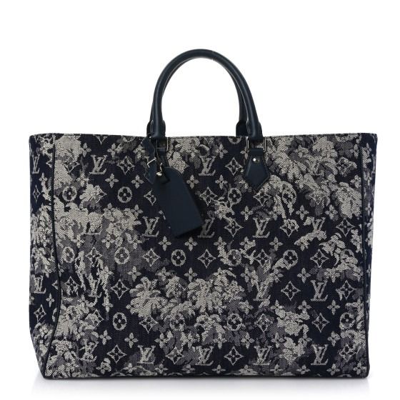 LOUIS VUITTON Monogram Tapestry Grand Sac Bleu tote bag M57284 Luxury Bags Wallets on Carousell