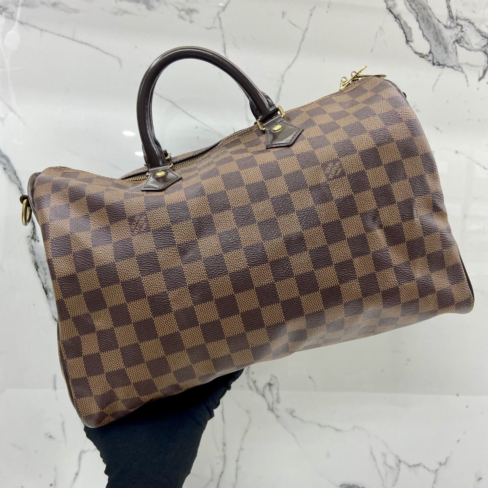 Louis vuitton speedy bandouliere 35 damier azur online