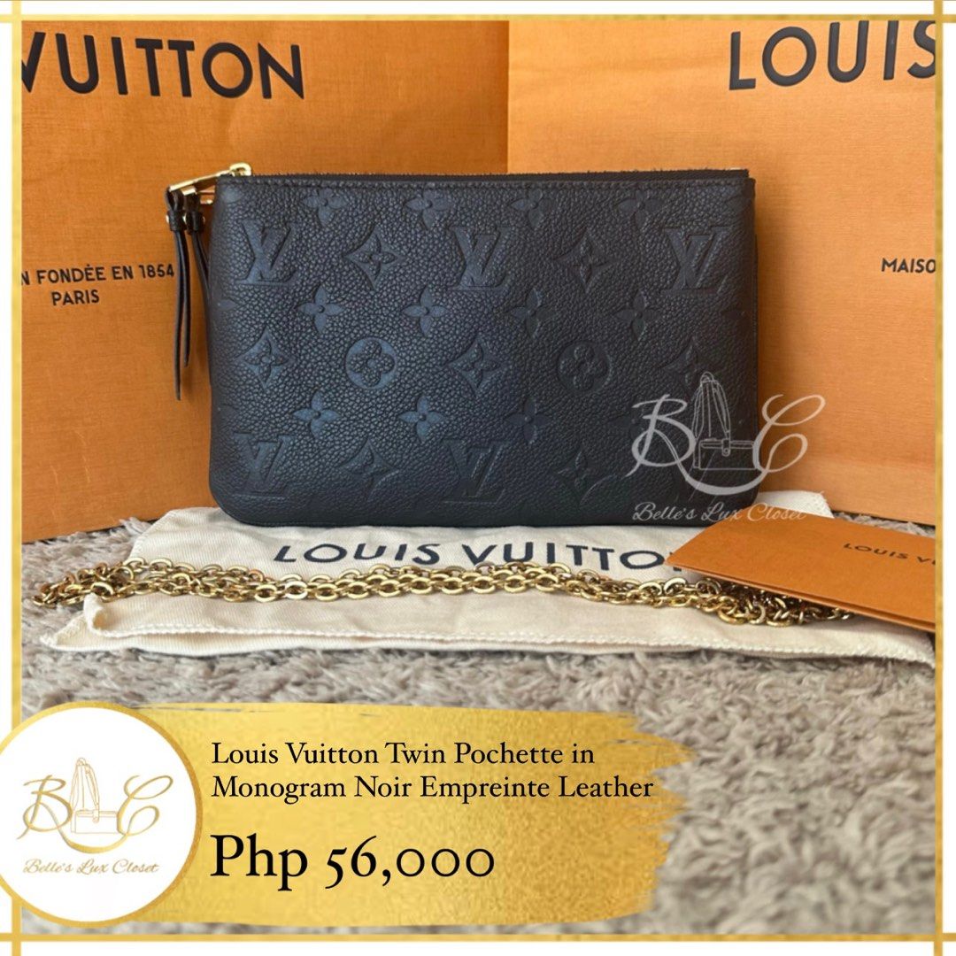 Pochette noir store louis vuitton