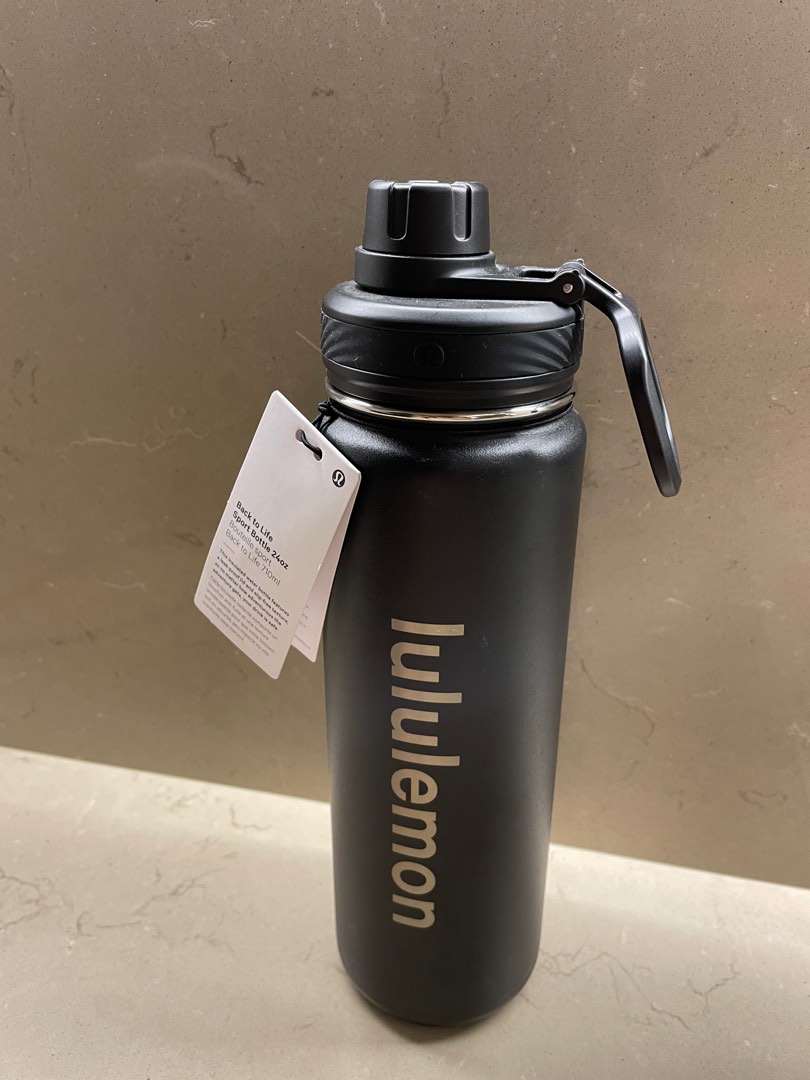 LULULEMON Back to Life Logo-Print Stainless Steel Water Bottle, 710ml for  Men