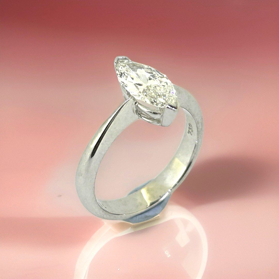 Marquise store diamond solitaire