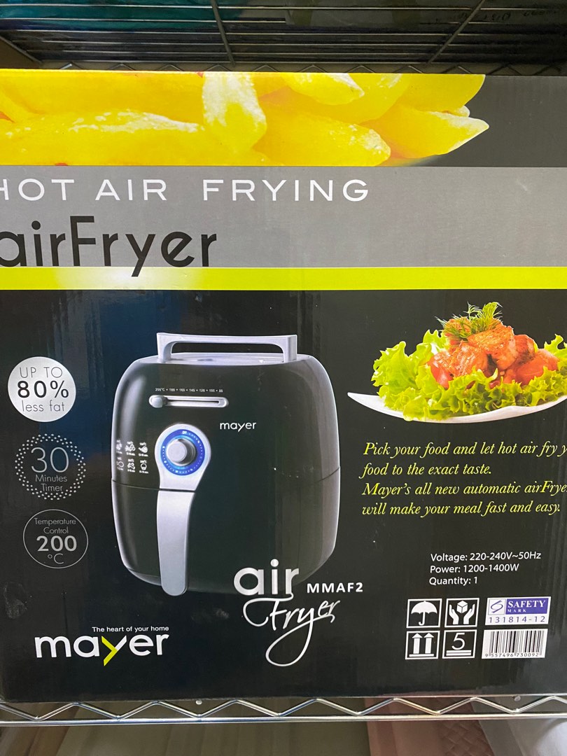 Mayer Air Fryer, TV & Home Appliances, Kitchen Appliances, Fryers on