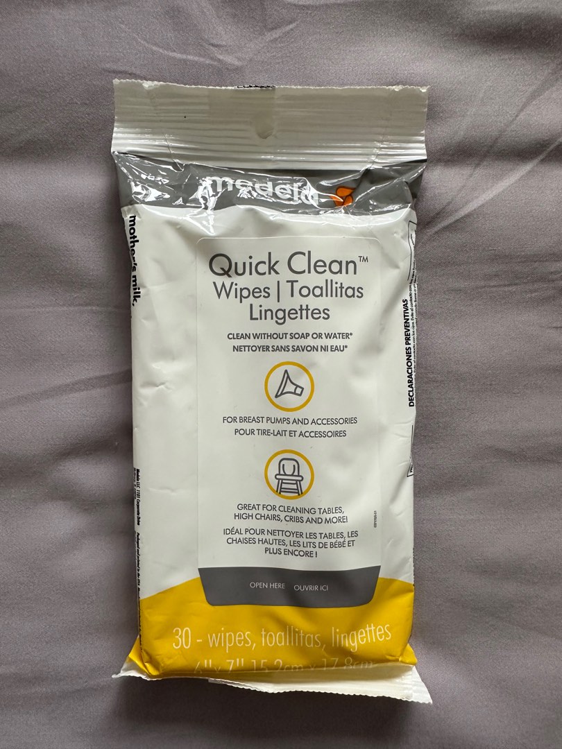 Medela quick clean wipes Babies Kids Nursing Feeding