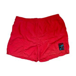 Original Speedo Men’s Red Plain Stretchable Shorts Casual Classic Athletic Beach Board Swim Workout Hiking Basketball Quick-dry Beach Sports Unisex