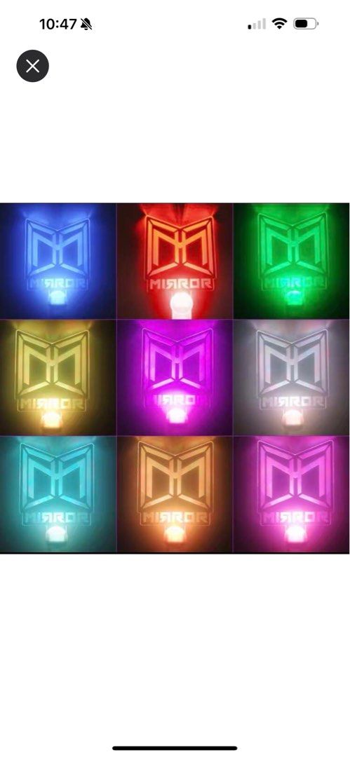 應援手燈mirror 燈牌手牌演唱會必備concert fans, 手提電話, 平板電腦, 平板電腦 - 其他 - Carousell