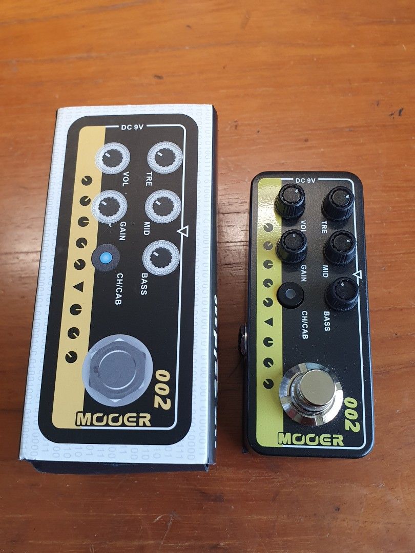 Mooer Micro Preamp and Cab Sim 002 (UK Gold 900 or JCM900), Hobbies