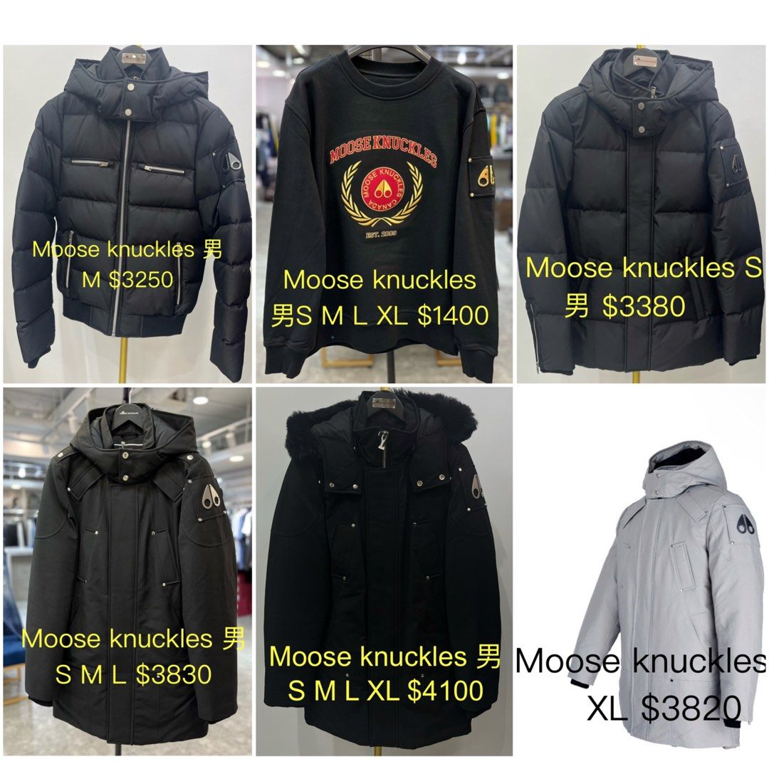 Moose knuckles sweater jacket size S M L XL 1400 4100