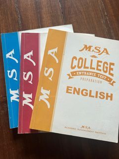 MSA Entrance Exam Practice 2020 NMAT