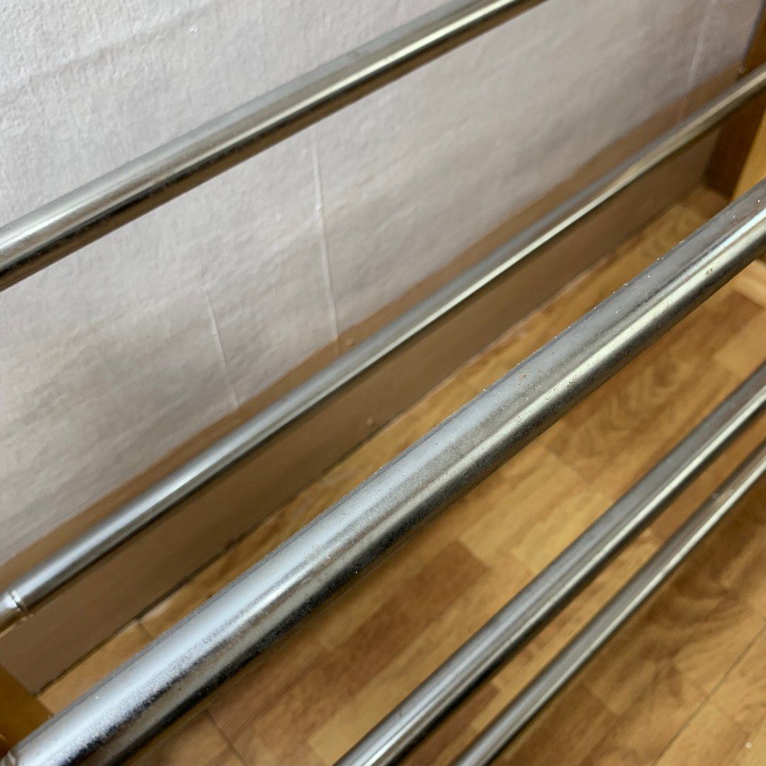 MUJI Telescopic shoe rack (3 tier), Furniture & Home Living, Furniture ...