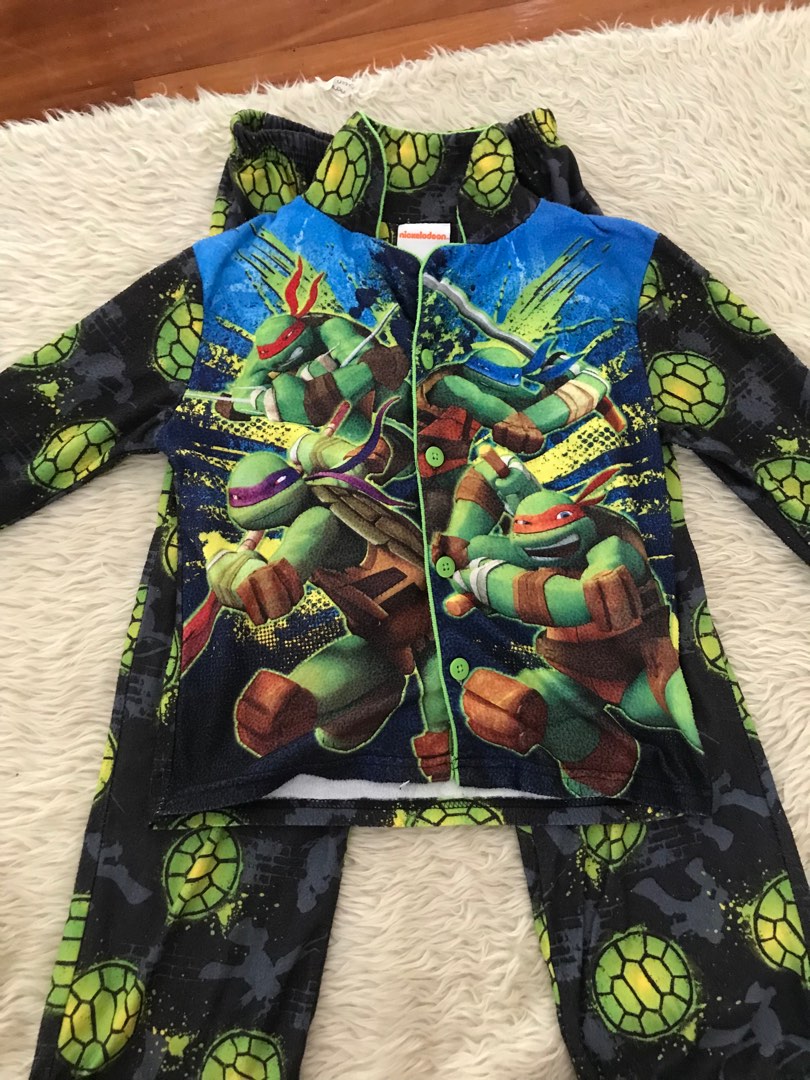 Mutant ninja turtle terno pantulog for boys Babies Kids Babies