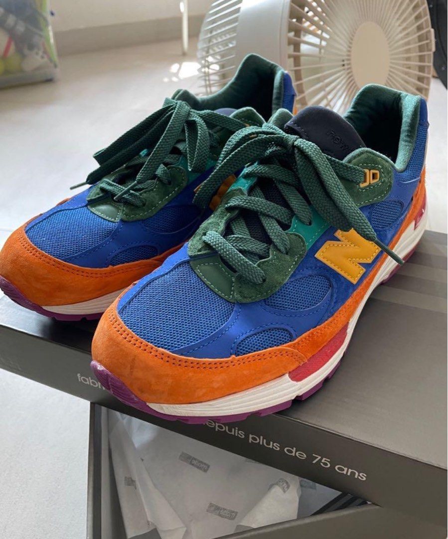 New balance 992  orange top