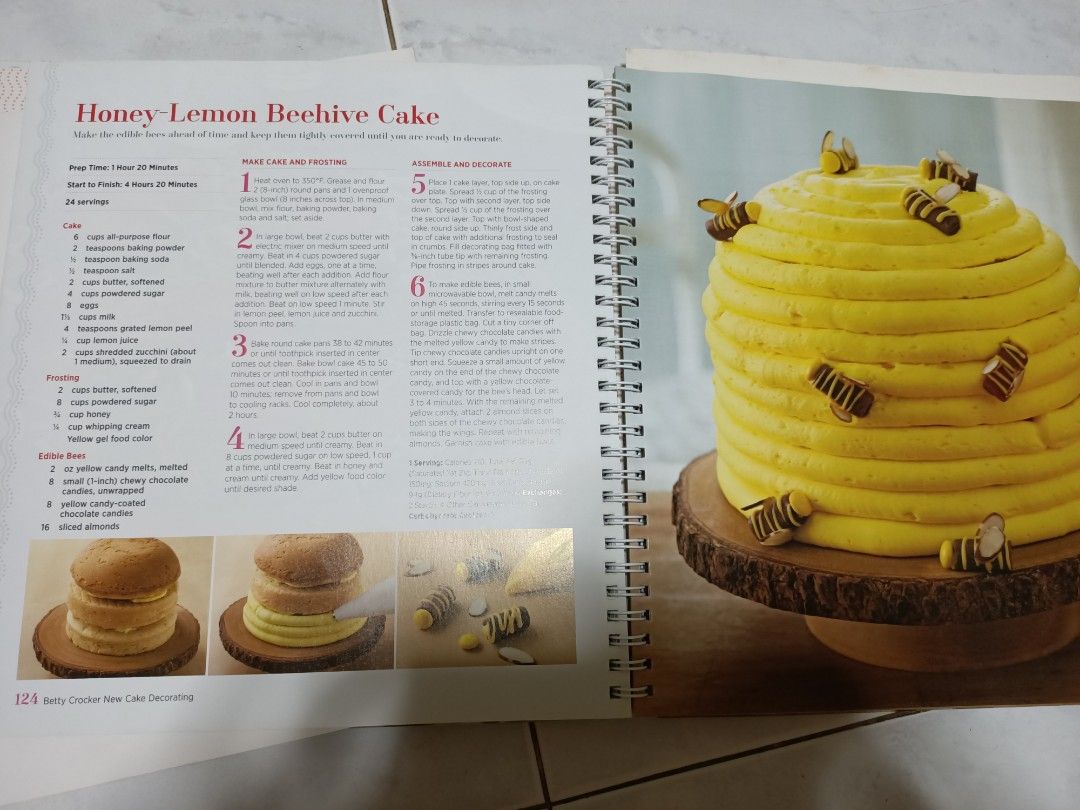 Honey-Lemon Beehive Cake Recipe 