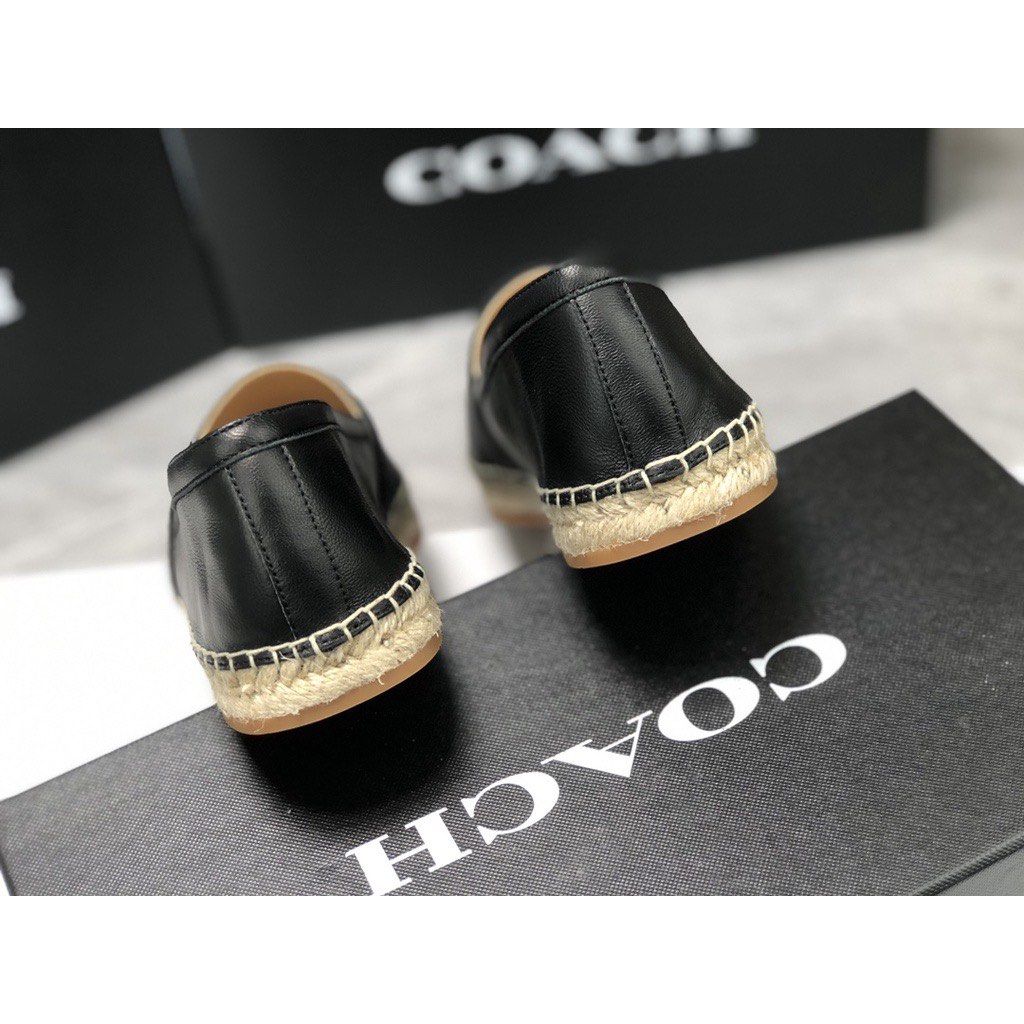 Tory burch perforated sales logo flat espadrille