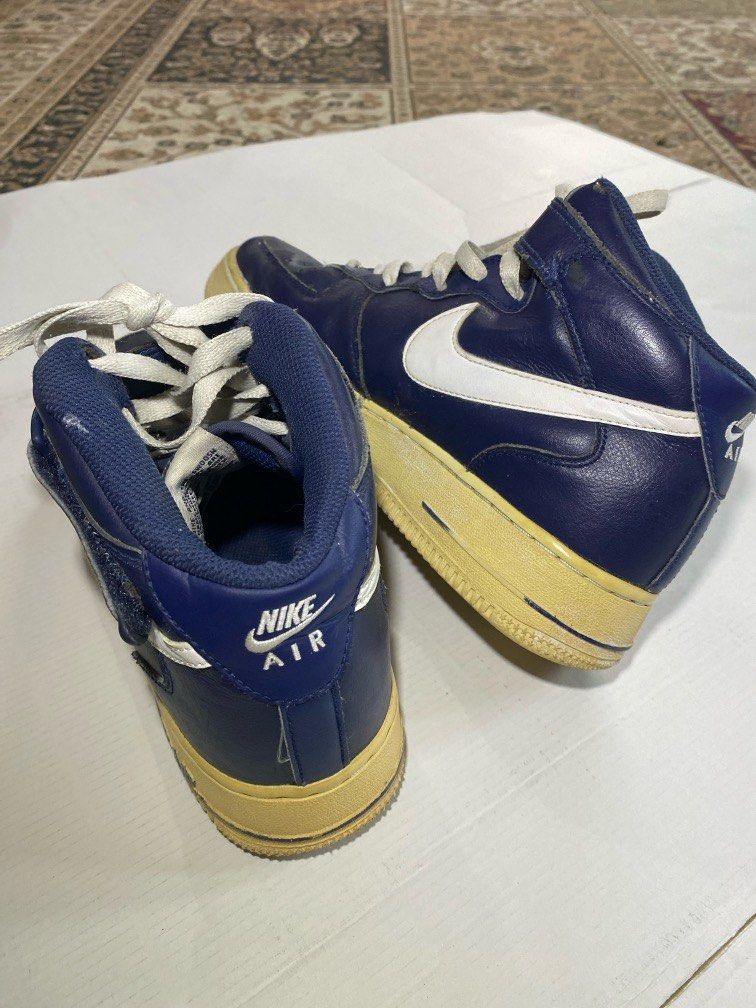nike air force 1 high navy blue