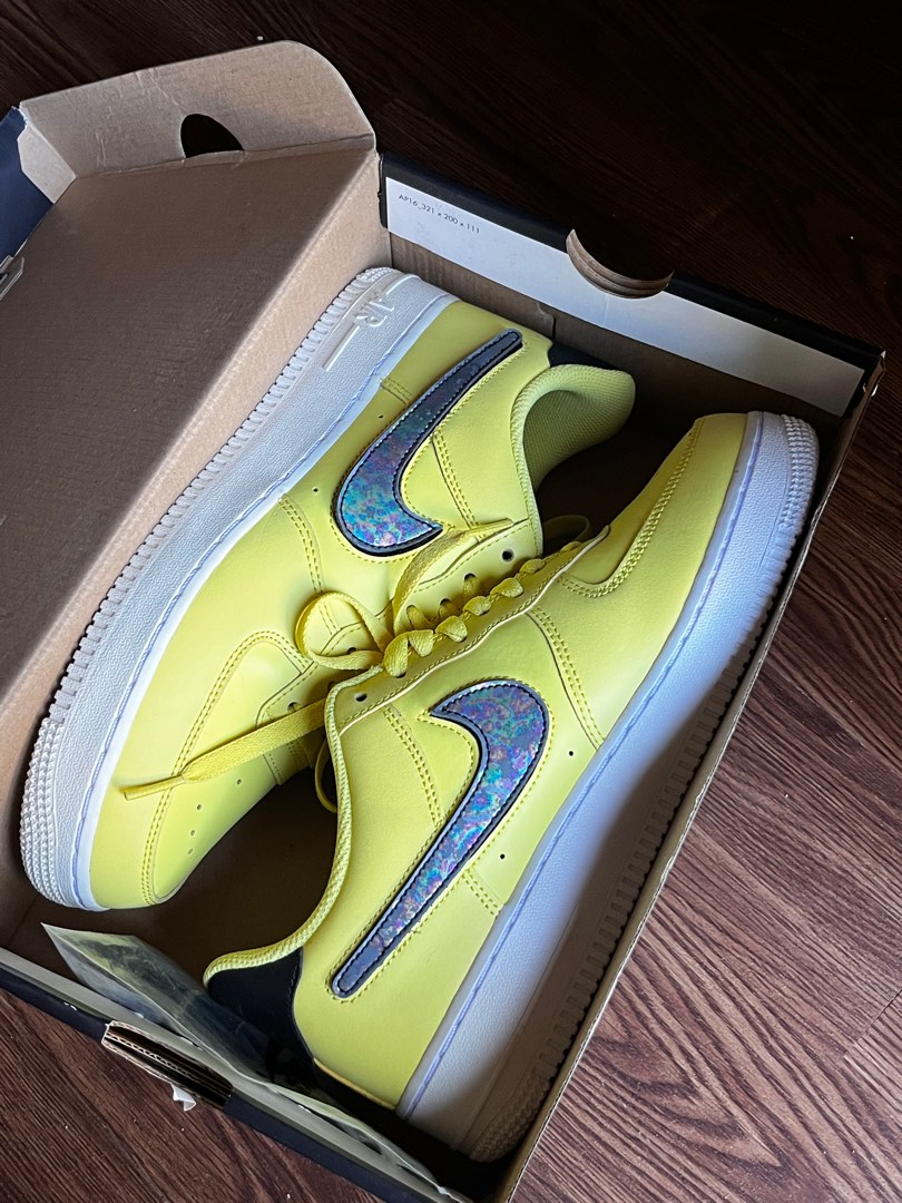Nike Air Force 1 Yellow Pulse Men s Fashion Footwear Sneakers