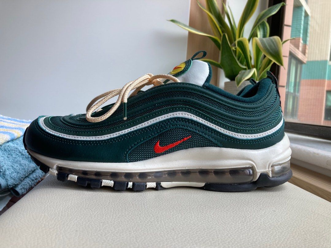 Nike Air Max 97 SE Athletic Company Pro Green Picante Red, 男裝