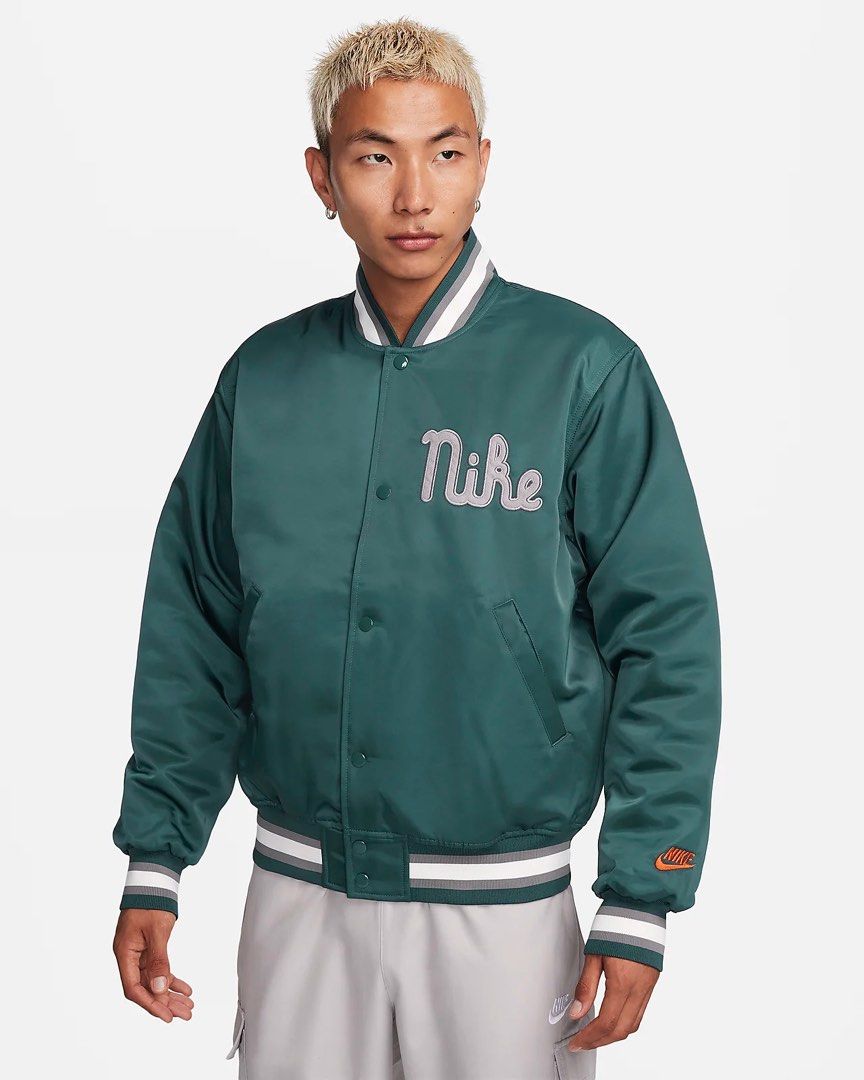 Nike satin sale jacket
